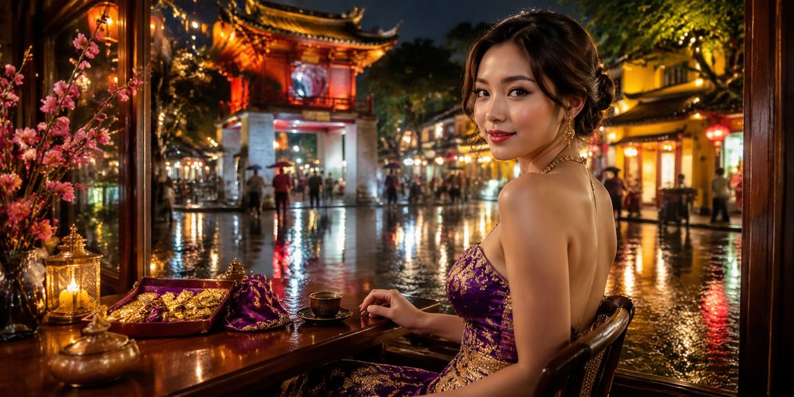 Người dùng tại Hà Nội ngồi cà phê buổi sáng và đọc phân tích cá cược thể thao trực tuyến